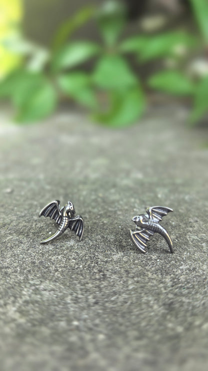 Tiny Dragon Earrings