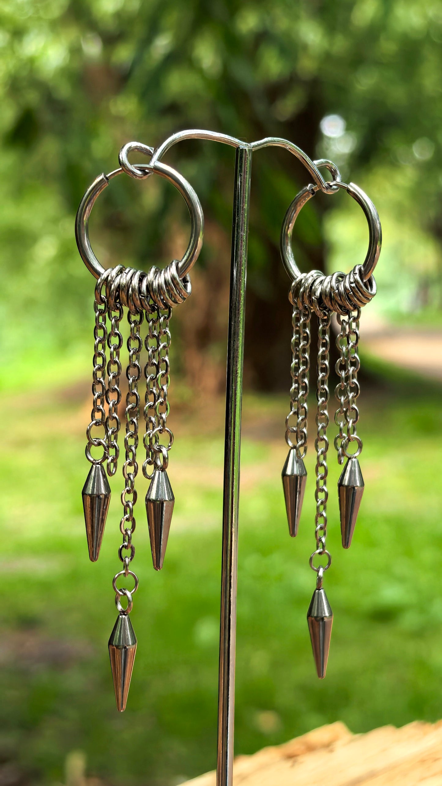 Spike Cascade Earrings