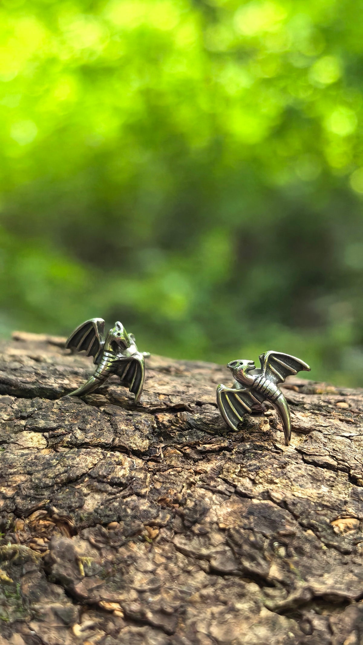 Tiny Dragon Earrings