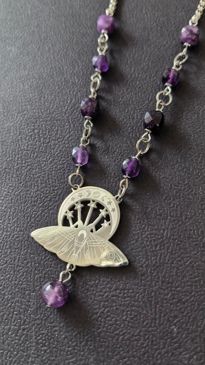 Lunar Moth Necklace