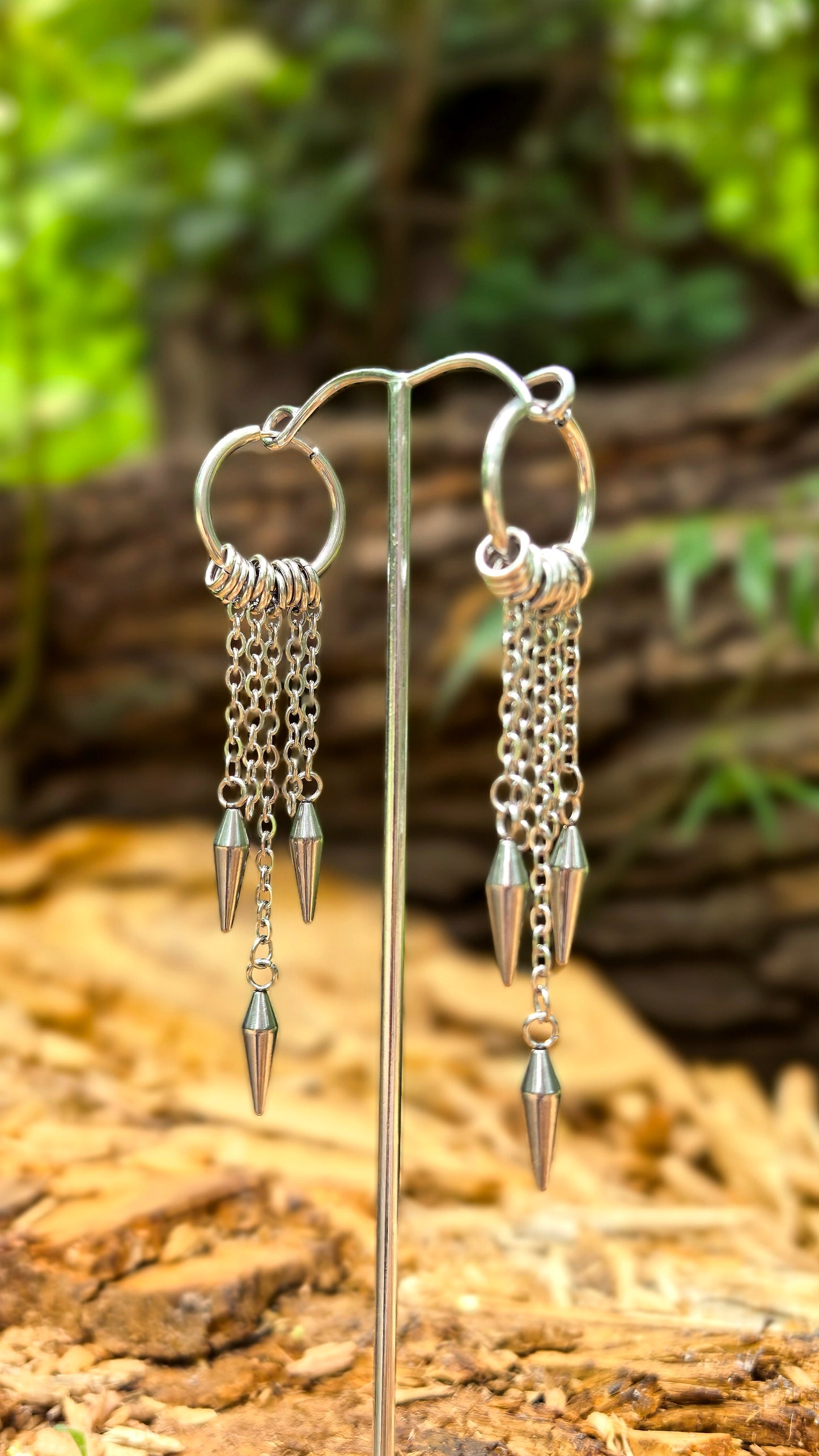 Spike Cascade Earrings