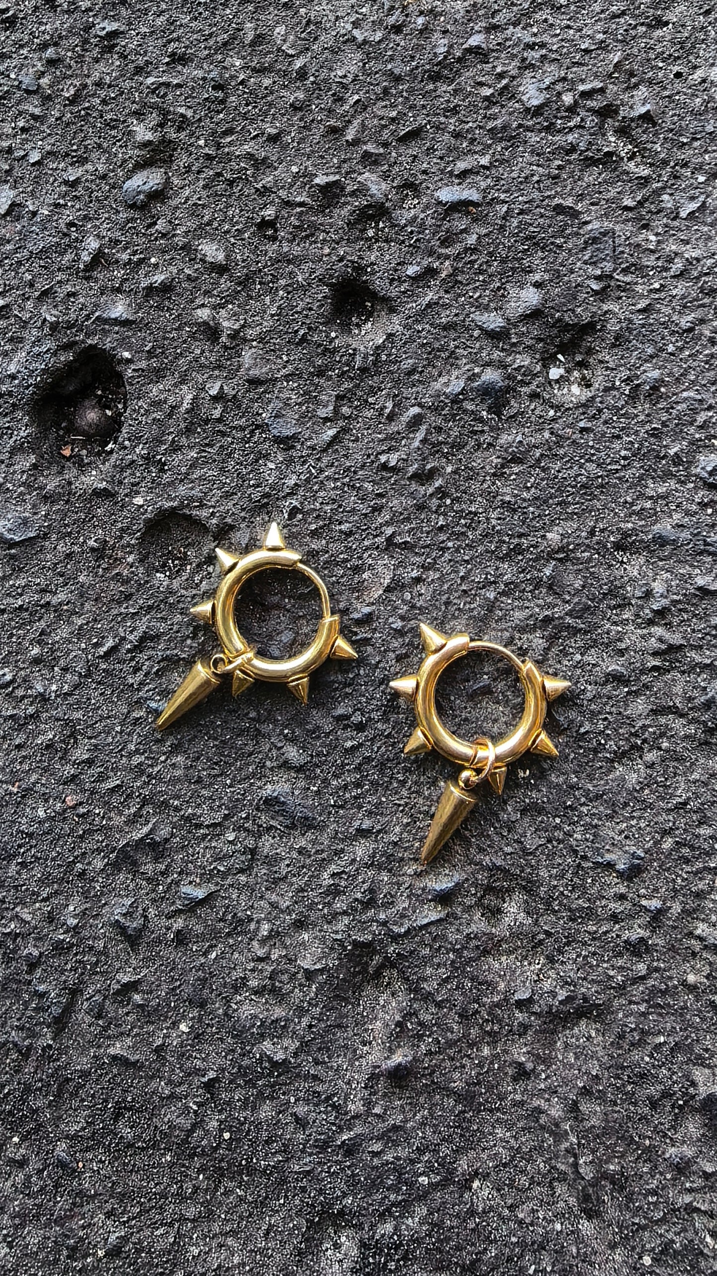 Stainless Steel Golden earrings