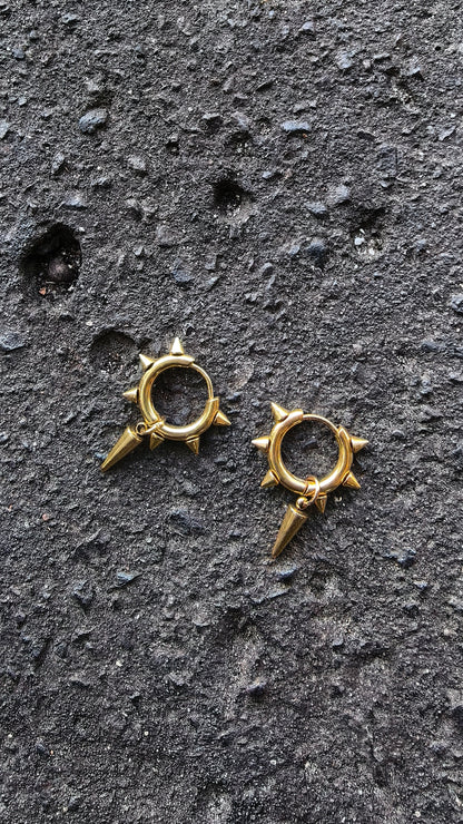 Stainless Steel Golden earrings